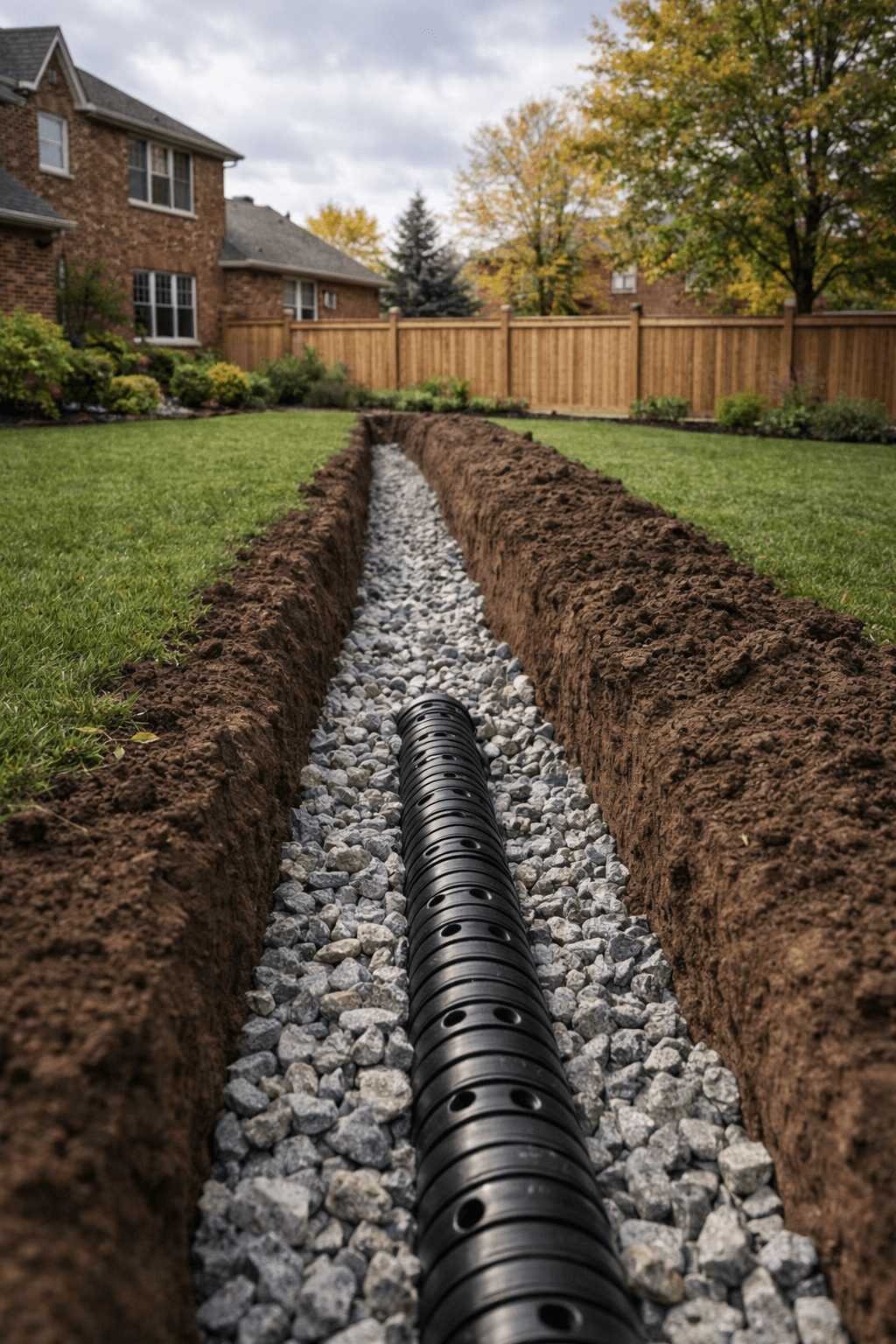 Drainage Solutions in Oakville & Burlington by Oakville Fence Repair